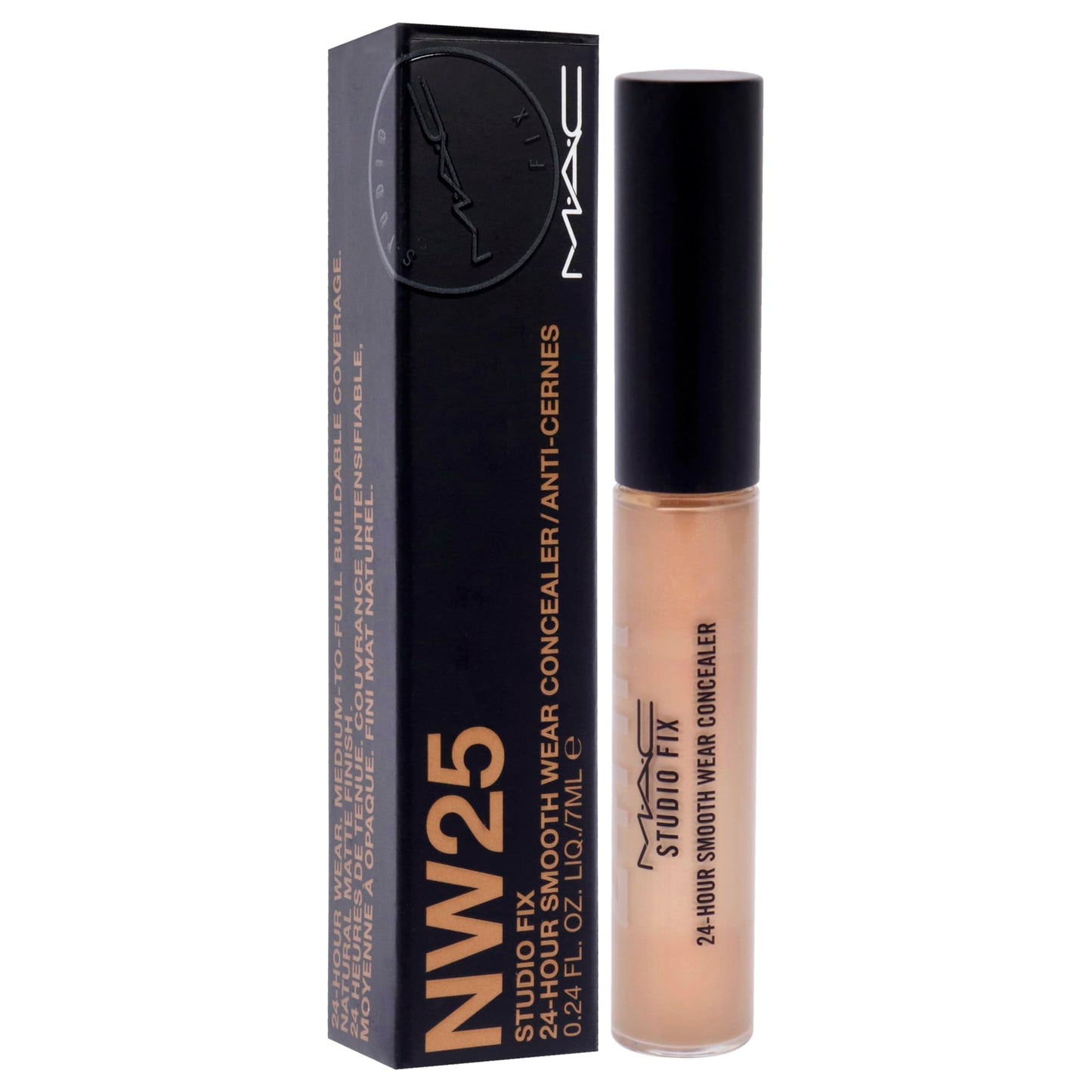 Studio Fix 24-Hour Smooth Wear Concealer - NW40 by MAC for Women - 0.24 oz Concealer