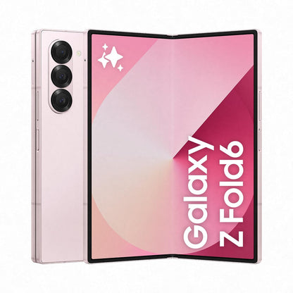 Samsung Galaxy Z Fold6 AI Smartphone, Unlocked Android Smartphone, 1TB Storage, Pink and Watch Ultra, Smart Watch, Dark Grey (UK Version)