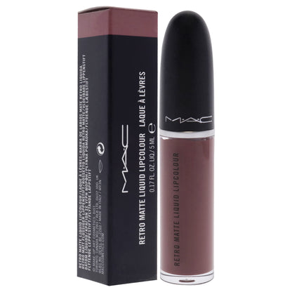 MAC Retro Matte Liquid Lipstick - 123 Topped With Brandy For Women 0.17 oz Lipstick
