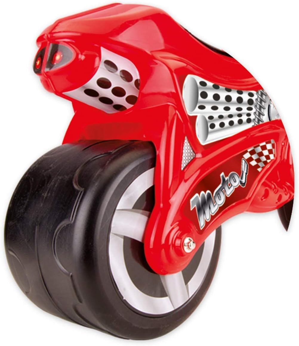 Dolu Toddler Push Powered Motorcycle Indoor and Outdoor Ride On Balance Kids Play Toy Bike with Handlebars and 2 Large Rubber Wheels, 70 x 26.5 x 49 cm; 3 Kilograms, wheel size: ‎12 Inches, Red