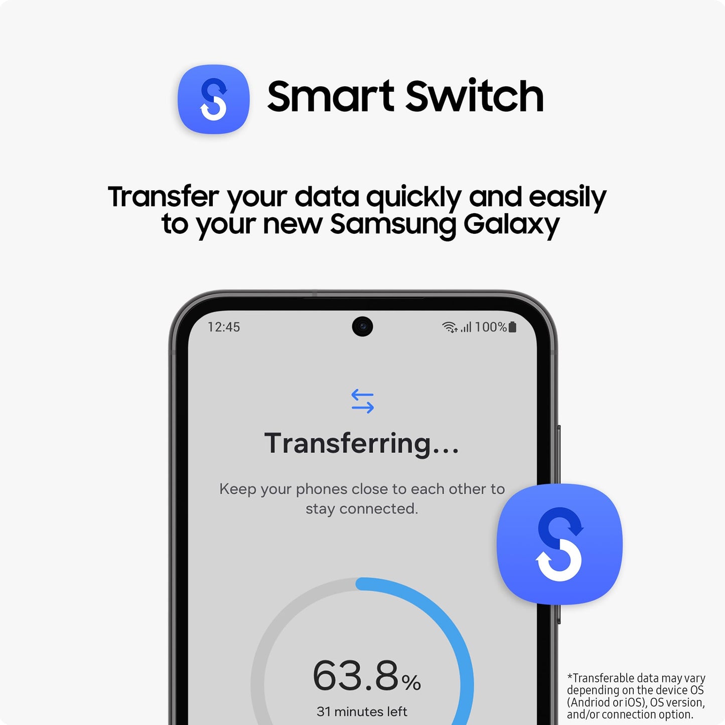 Samsung Galaxy S24+, AI Android Smartphone, 12GB RAM, 512GB Storage, 50MP Camera, Large display, Onyx Black, 3 Year Manufacturer Extended Warranty with Watch6 Smart Watch, BT, 44mm (UK Version)