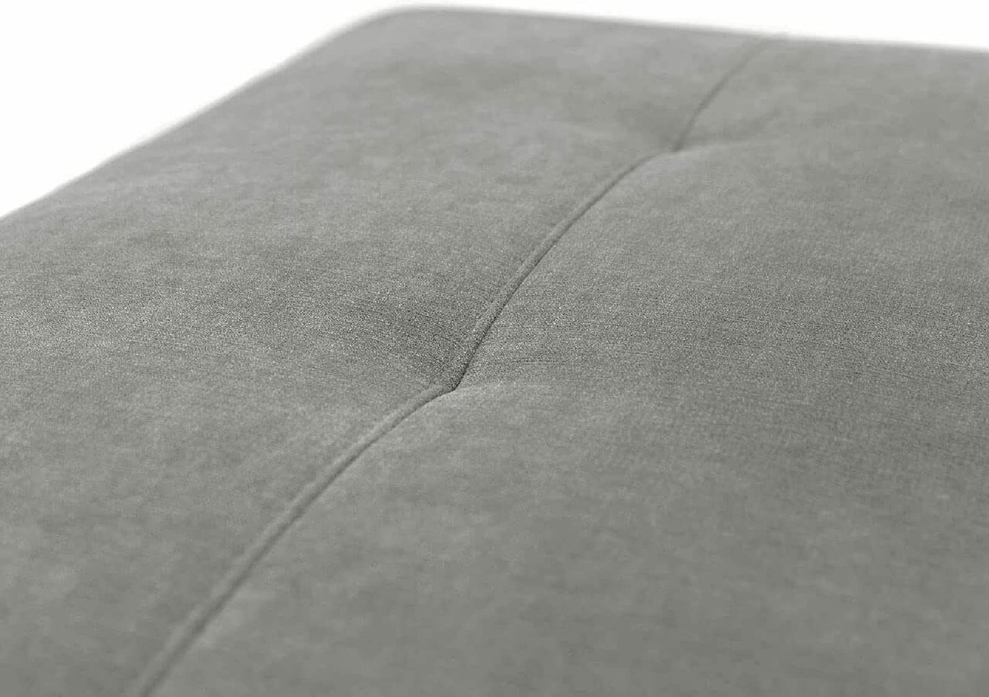 Ashbourne Sofa Bed with Storage | Corner Sofa | Double Sofa Bed | Grey or Grey & Black Fabric | Warranty Included (Left Hand Facing, Grey)