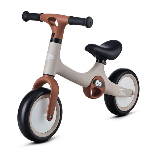 Kinderkraft TOVE Balance Bike, from 1.5 years, light balance bike, children's bike, adjustable seat, easy assembly, limited steering angle, non-slip rubber handles, Mint