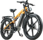 PULUMA PH003 Dual Motor Electric Bike 26-inch Fat Tire Dual Shoulder Fork Adult Electric Bike 48V 20Ah Battery Hydraulic Brakes