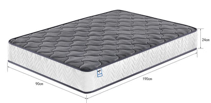 White 4ft Small Double Wooden Bed Frames Pine Solid Strong Wood Furniture (Small Double 4ft Bed Frame only)