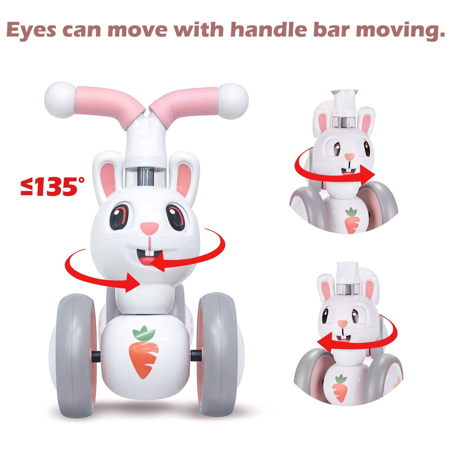 XIAPIA Baby Balance Bike 1 2 3 Years Old Boys Girls Toddler Ride on Toys for 1 Year Old Baby Trike Garden toys 1 st Birthday Gift for Girls Boys Bike Walker No Pedals (Panda)