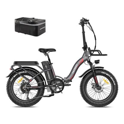 Fafrees Electric Bike 1080 WATTHOURS, Folding Electric Bike 48V 22.5Ah Removable Battery, 100KM Mileage Ebike for Adults, 20 * 4.0 INCHES Electric Mountain Bike, F20 Max