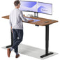 Height-Adjustable Desk 180 x 80cm - Standing Desk - Integrated USB/USB-C - 3 Memory Presets - Dual Motor Electric Touchscreen Stand Up Table - Great Gift for Smart Home Solutions