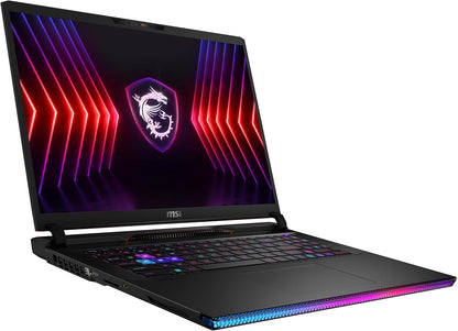 MSI Raider GE78 HX 14VHG-672 (schwarz, Windows 11 Pro 64-Bit, 43.2 cm (17 Zoll), 2 TB SSD)
