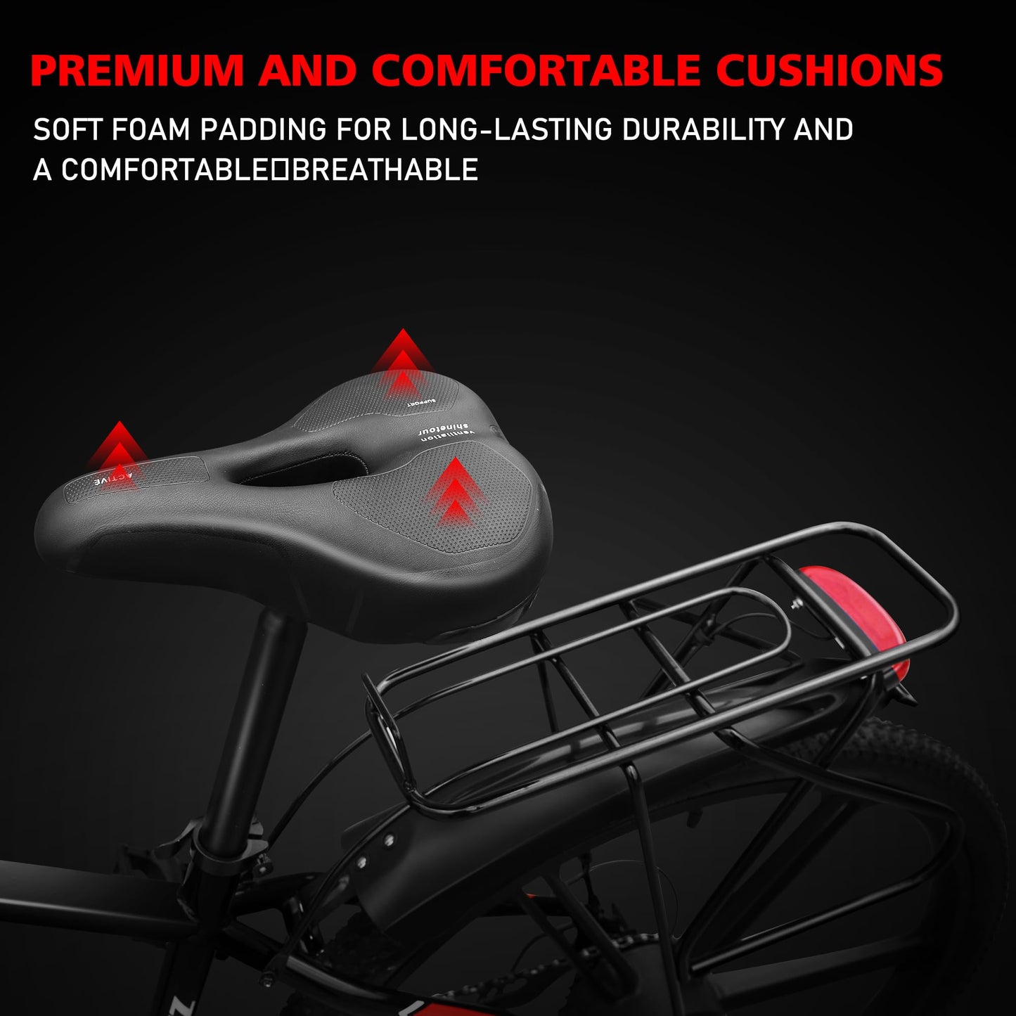GSOU 26" Electric Bikes for Adults. 2603 E-Bike with 250W High-Speed Mid-Drive Brushless Motor. Electric Bicycle Built-in 36V-10.4AH Removable Li-Ion Battery, 27-Speed, LCD Display, Dual Disc Brake