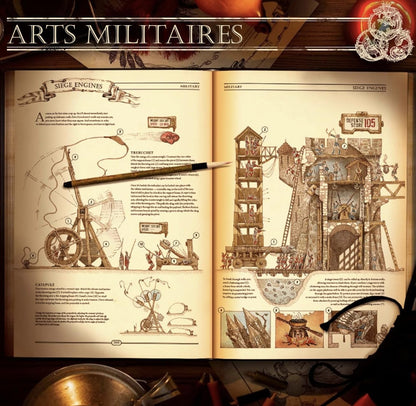 The Book. The Ultimate Guide to Rebuilding a Civilization - Inspirational Science Books for Adults - Unique Artifact - Knowledge Encyclopedia with Over 400 Pages of Detailed & Catchy Illustrations