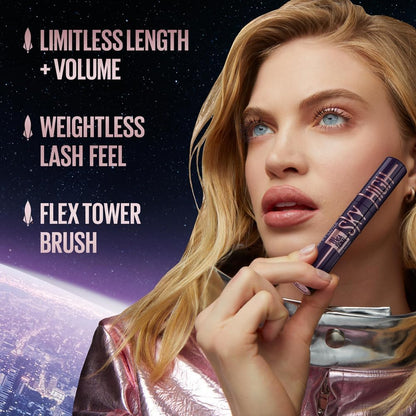 Maybelline New York Lash Sensational Sky High Mascara, Volumising & Lengthening, Washable Flake-Free Formula: Black + Plum Twilight + Space Diamond (Trio Bundle)