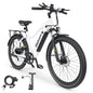 iENYRID E-bike Electric Bike for Adults,13Ah/17Ah Battery 30-90Km Range,250W Motor Hidoes E Bike for Men Women Electric Urban Bike Adults,20"/27.5" Fat Tire Electric Bike 7-Speed