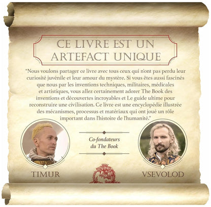 The Book. The Ultimate Guide to Rebuilding a Civilization - Inspirational Science Books for Adults - Unique Artifact - Knowledge Encyclopedia with Over 400 Pages of Detailed & Catchy Illustrations