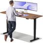 Height-Adjustable Desk 180 x 80cm - Standing Desk - Integrated USB/USB-C - 3 Memory Presets - Dual Motor Electric Touchscreen Stand Up Table - Great Gift for Smart Home Solutions