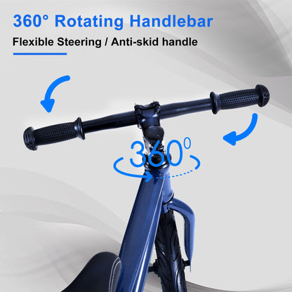 Bueuwe 16 Inch Balance Bike for Big Kids Aged 4 5 6 7 8 and 9 Years Old Boys Girls,Large No Pedal Training Bicycle, Adjustable Seat, Pneumatic Tires, Quick Assembly