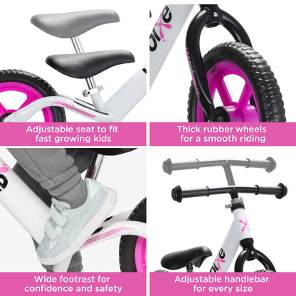 Aluminum Balance Bike for Kids and Toddlers - No Pedal Sport Training Bicycle for Children Ages 3,4,5 …