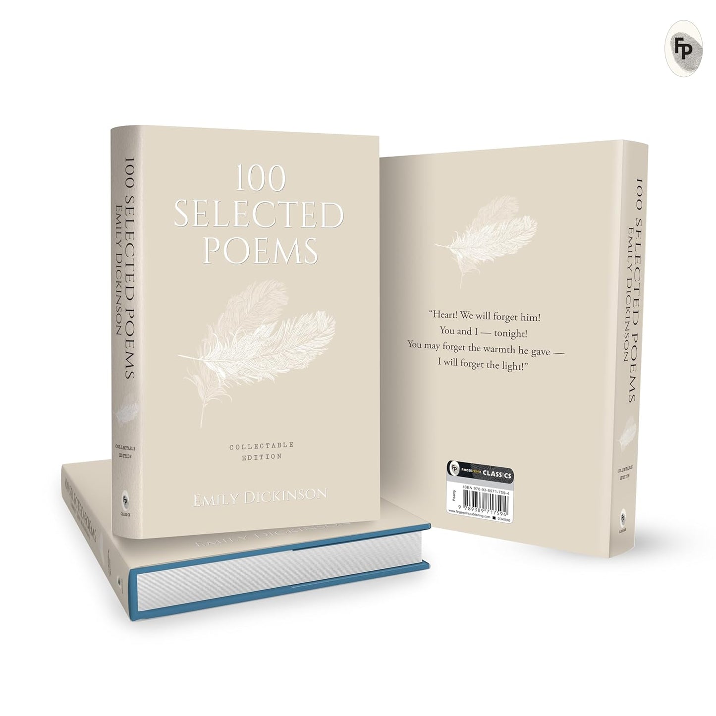 100 Selected Poems, Emily Dickinson: Collectable Hardbound edition: Collectable Edition