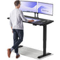 Height-Adjustable Desk 180 x 80cm - Standing Desk - Integrated USB/USB-C - 3 Memory Presets - Dual Motor Electric Touchscreen Stand Up Table - Great Gift for Smart Home Solutions