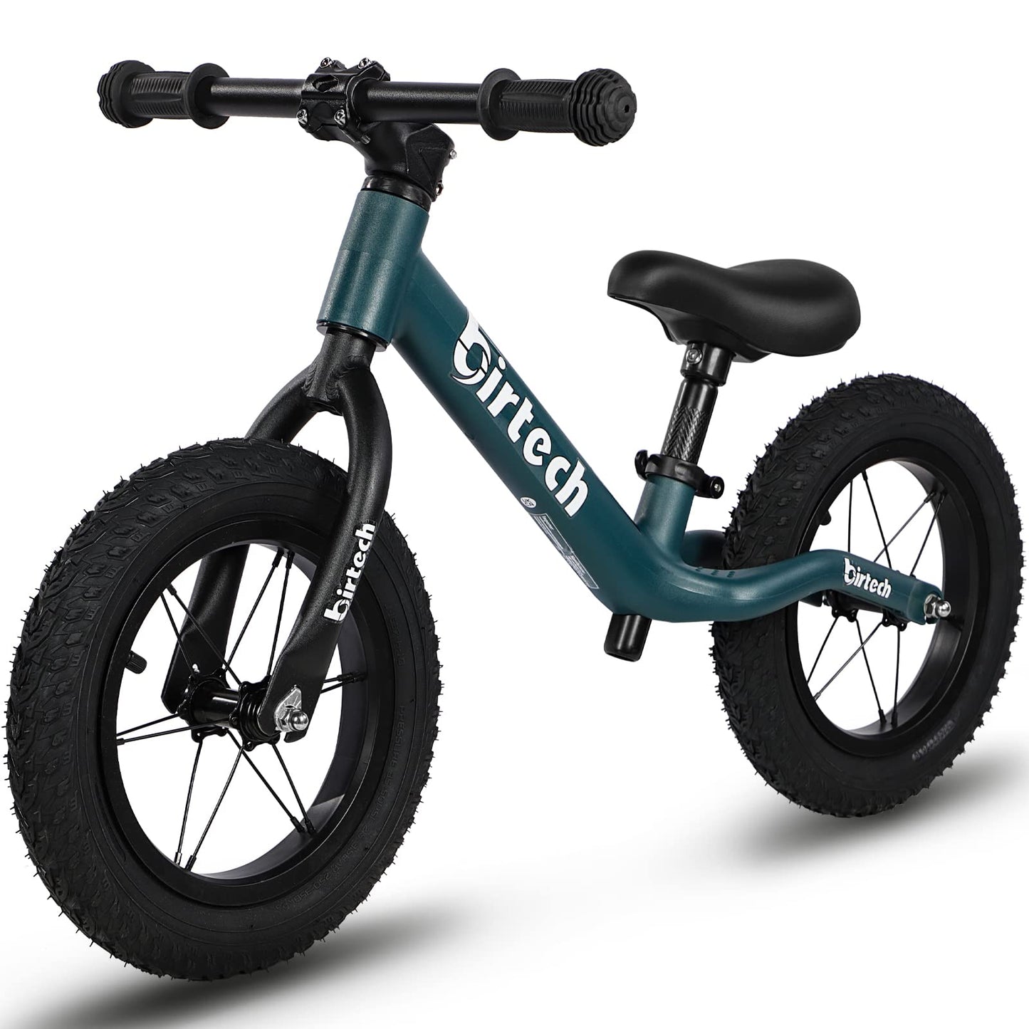 Hello-5ive 12" Balance Bike for 2, 3, 4, 5 Year Old Boys and Girls, Lightweight Nylon Frame Toddler Training Bike No Pedal Bikes for Kids with Adjustable Seat and Air Tires