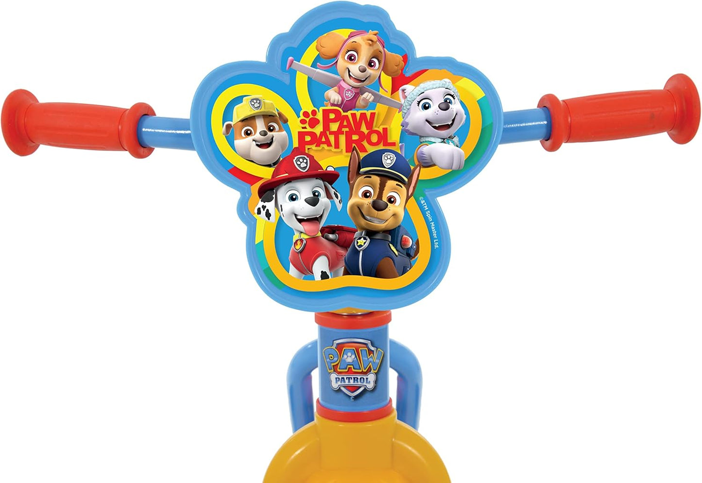 Paw Patrol 2-in-1 Training Bike - 10 Inch, Officially Licensed, Vibrant Decals, Sturdy Frame, Adjustable Seat and Handlebars - Perfect for Paw Patrol Fans - Ages 2+