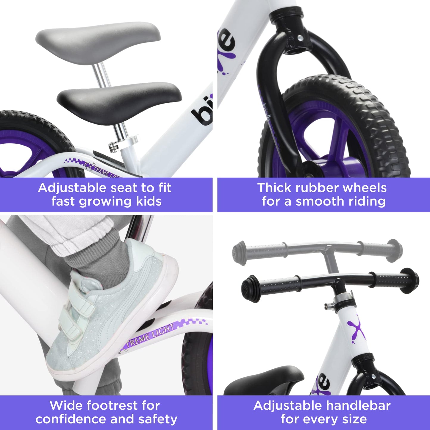 Aluminum Balance Bike for Kids and Toddlers - No Pedal Sport Training Bicycle for Children Ages 3,4,5 …