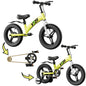 VTZII Balance Bike 2 in 1 with Pedals Brake Training Wheels Kickstand Pneumatic tyre,for Kids 2-7 Years Old,Kids Bike 12 14 16 inch
