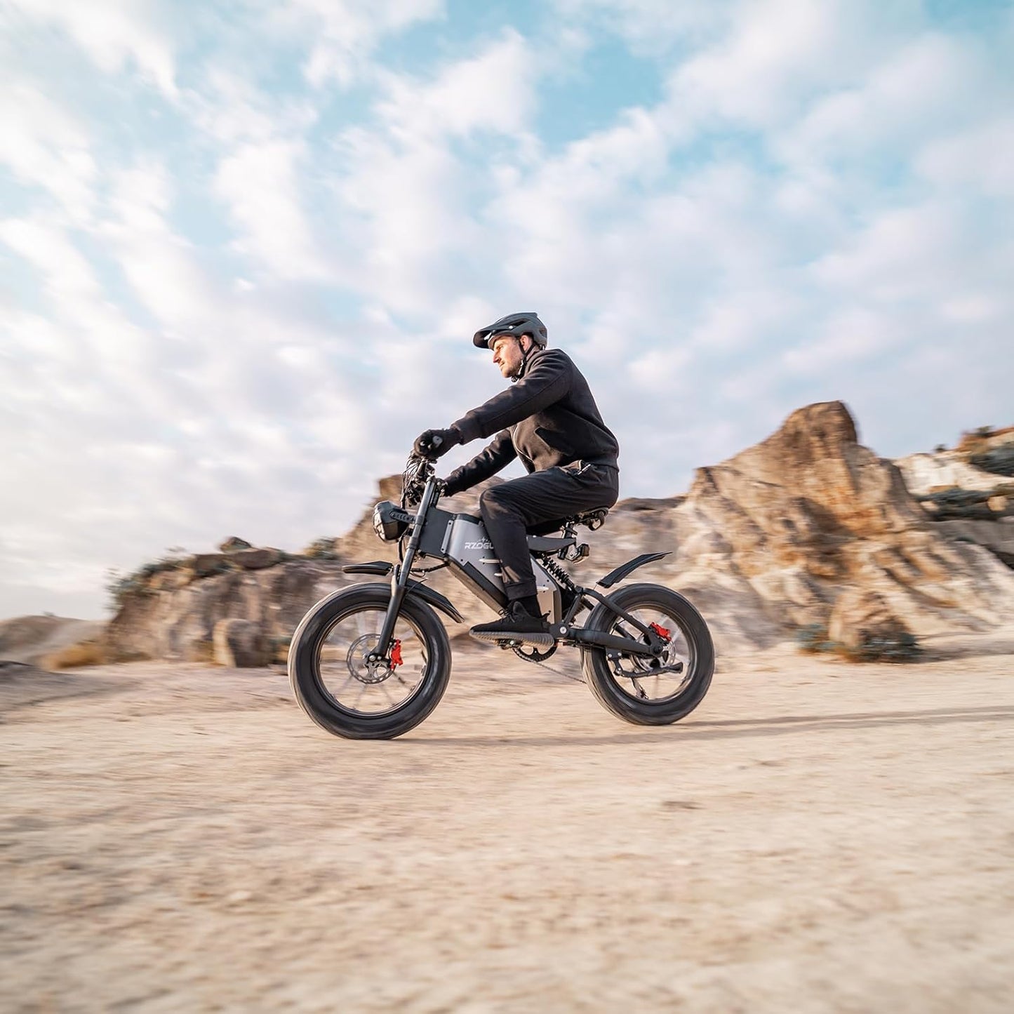 RECEGARA Electric Bicycle，48V 25AH Off-Road EBIKE for Adults with Detachable Lithium Ion Battery, 20 inch Moutain bike with Dual Hydraulic Disc Brake and Forged Mags Wheel