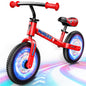 Braxel 12" Kids' Balance Bikes for 2 3 4 5 Year Old, Lightweight Magnesium Alloy No Pedal Balance Bike Training Bicycle 1-5 Year Old Boys First Bike Toddler Toys for 2 3 4 5 6 Year Old Boys