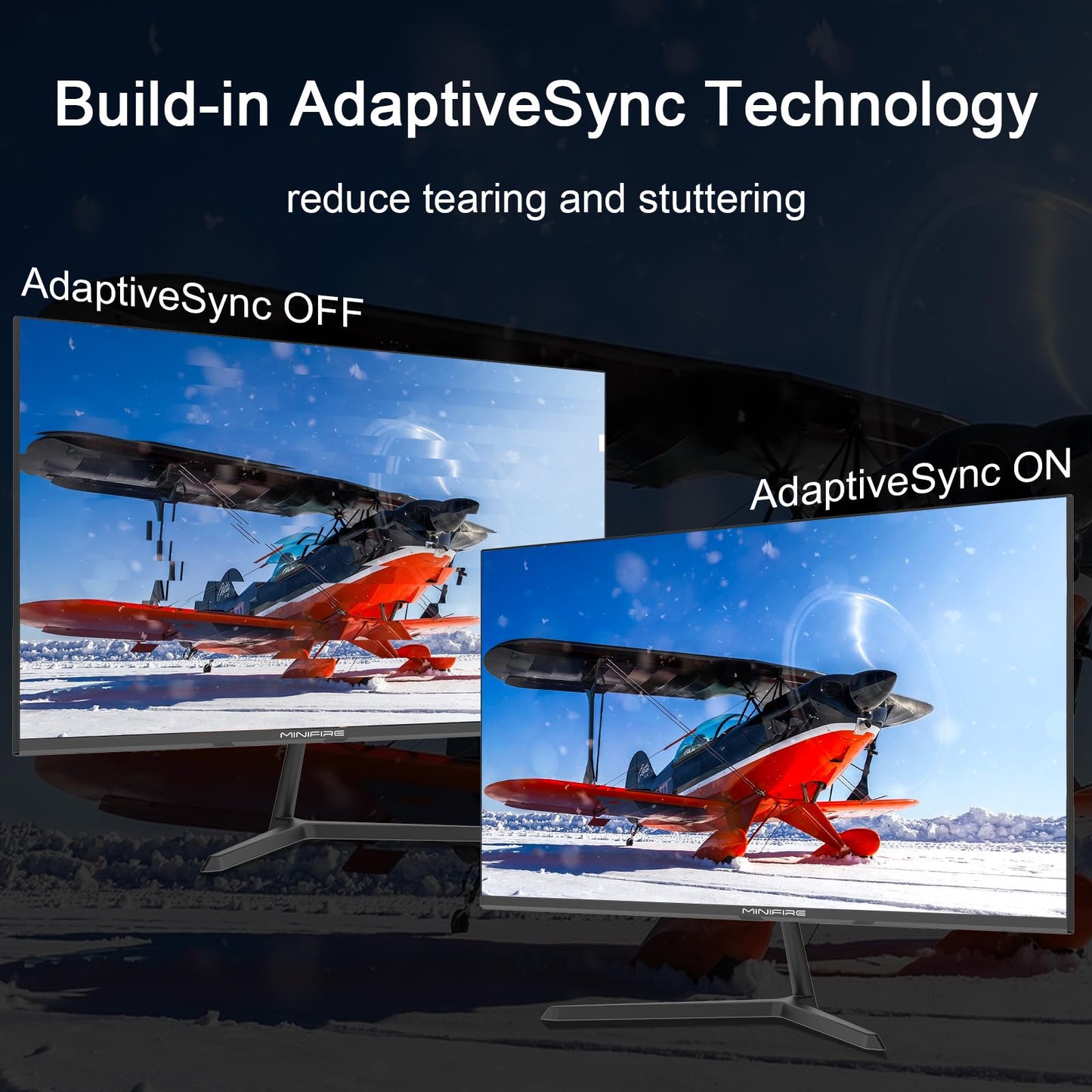 24 inch Curved Gaming Monitor 180Hz, 1ms, 130% sRGB, With Speakers, HDR, FreeSync, 300cd/m², VA, FHD 1080P, Frameless, HDMI1.4 DP1.2 Ports (MFG24C1 HDMI included)