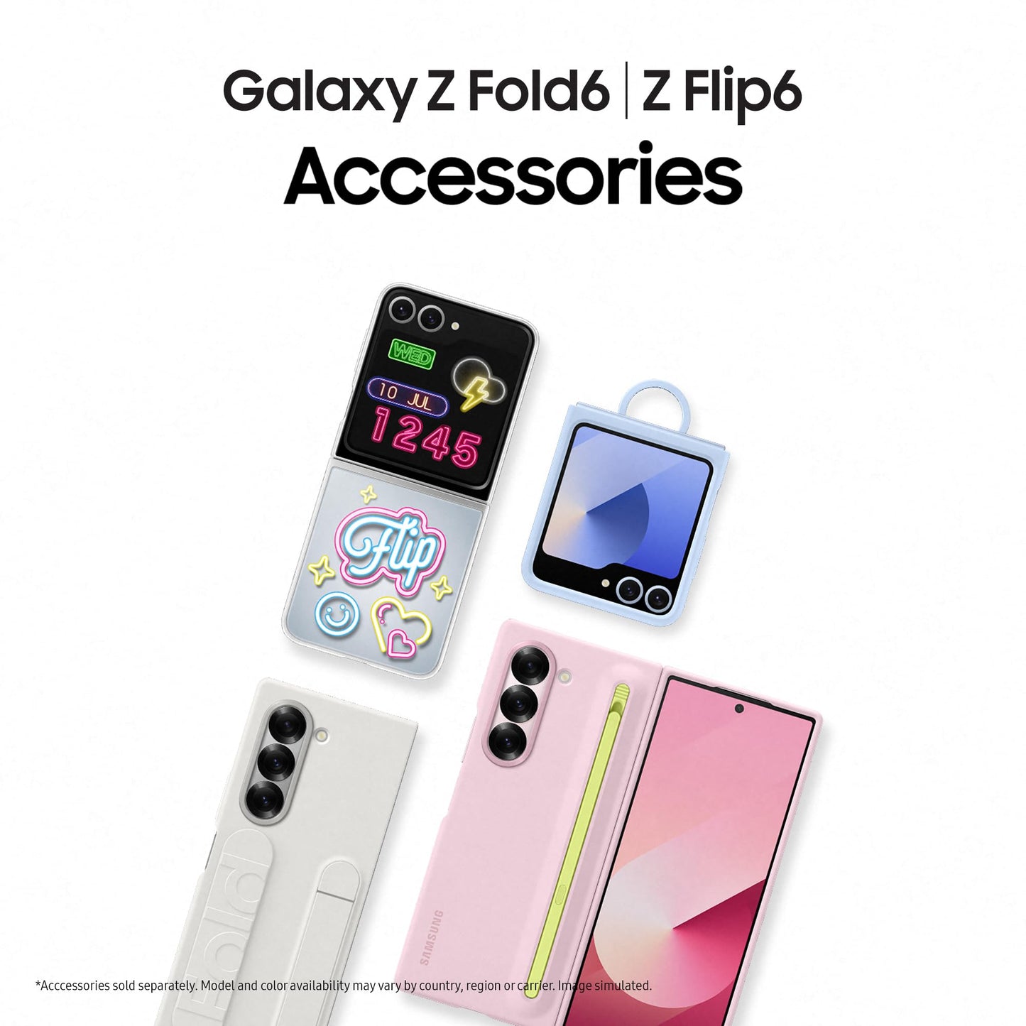 Samsung Galaxy Z Fold6 AI Smartphone, Unlocked Android Smartphone, 1TB Storage, Pink and Watch Ultra, Smart Watch, Dark Grey (UK Version)