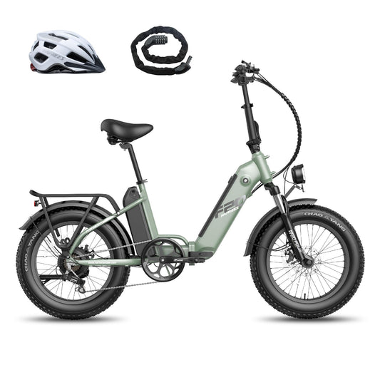 Fafrees FF20 Polar Folding Electric Bike, 998Wh Dual Battery, 140km Range, 20x4.0 INCHES Fat Tyres, Pedal Assist EBike for Audlts