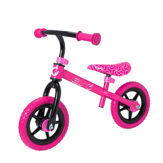EVO Children's Balance Bike | Adjustable Seat Height | Lightweight Kids' Walking Bike, Toddler Training Bicycle For Boys And Girls 2+