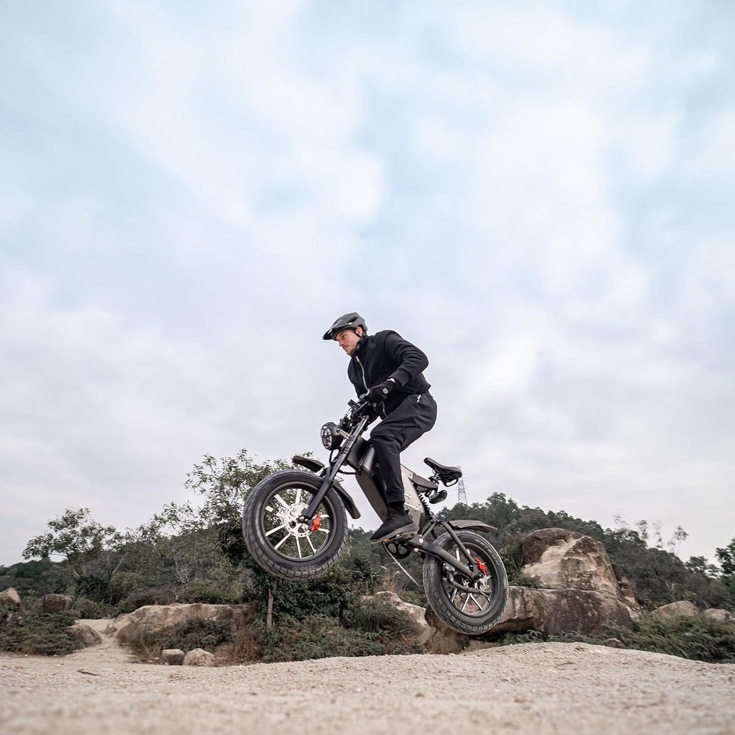 RECEGARA Electric Bicycle，48V 25AH Off-Road EBIKE for Adults with Detachable Lithium Ion Battery, 20 inch Moutain bike with Dual Hydraulic Disc Brake and Forged Mags Wheel