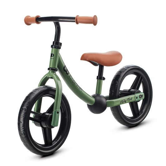 Kinderkraft 2WAY Next Balance Bike, Kids First Bicycle, No Pedals, 12 inches Wheels, with Ajustable Seat, Accessories, Bag, Bell, for Toddlers, from 2 Years Old to 35 kg, Pink