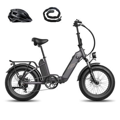 Fafrees FF20 Polar Folding Electric Bike, 998Wh Dual Battery, 140km Range, 20x4.0 INCHES Fat Tyres, Pedal Assist EBike for Audlts