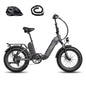 Fafrees FF20 Polar Folding Electric Bike, 998Wh Dual Battery, 140km Range, 20x4.0 INCHES Fat Tyres, Pedal Assist EBike for Audlts