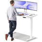 Height-Adjustable Desk 180 x 80cm - Standing Desk - Integrated USB/USB-C - 3 Memory Presets - Dual Motor Electric Touchscreen Stand Up Table - Great Gift for Smart Home Solutions