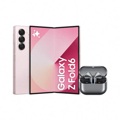 Samsung Galaxy Z Fold6 AI Smartphone, Unlocked Android Smartphone, 1TB Storage, Pink and Watch Ultra, Smart Watch, Dark Grey (UK Version)