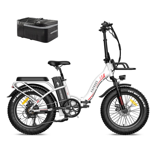 Fafrees Electric Bike 1080 WATTHOURS, Folding Electric Bike 48V 22.5Ah Removable Battery, 100KM Mileage Ebike for Adults, 20 * 4.0 INCHES Electric Mountain Bike, F20 Max