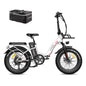 Fafrees Electric Bike 1080 WATTHOURS, Folding Electric Bike 48V 22.5Ah Removable Battery, 100KM Mileage Ebike for Adults, 20 * 4.0 INCHES Electric Mountain Bike, F20 Max