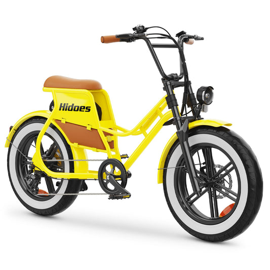 iENYRID E-bike Electric Bike for Adults,13Ah/17Ah Battery 30-90Km Range,250W Motor Hidoes E Bike for Men Women Electric Urban Bike Adults,20"/27.5" Fat Tire Electric Bike 7-Speed
