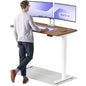 Height-Adjustable Desk 180 x 80cm - Standing Desk - Integrated USB/USB-C - 3 Memory Presets - Dual Motor Electric Touchscreen Stand Up Table - Great Gift for Smart Home Solutions