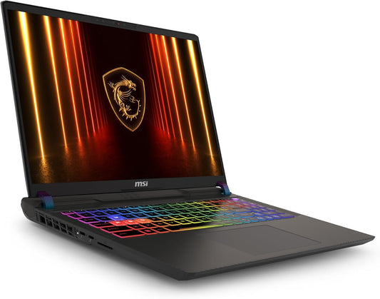 MSI Vector 16 HX AI Gaming laptop -(16" QHD+ 240Hz,Intel® Core Ultra 9 275HX, NVIDIA® GeForce RTX 5080, GDDR7 16GB, DDR5 32GB RAM,1TB SSD,Windows® 11 Home Advanced)-Cosmos Gray