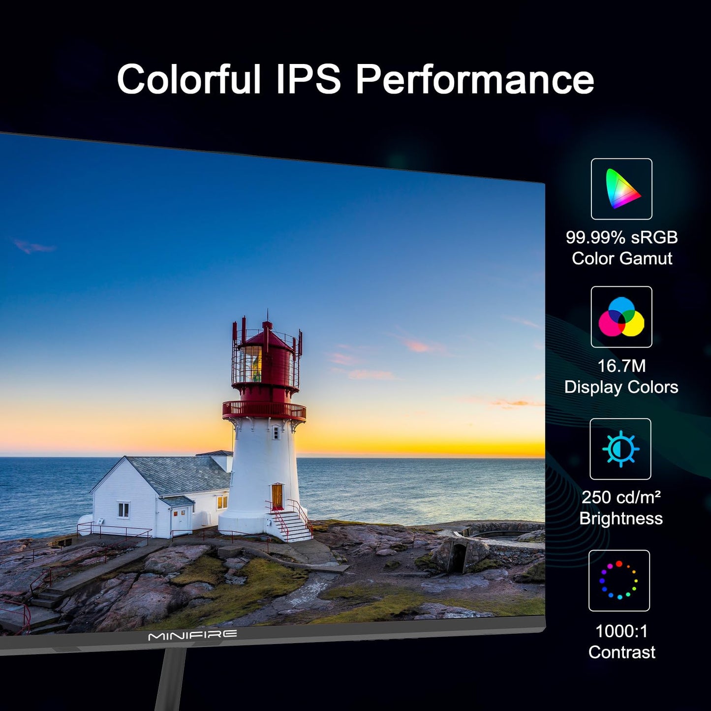 24 inch Curved Gaming Monitor 180Hz, 1ms, 130% sRGB, With Speakers, HDR, FreeSync, 300cd/m², VA, FHD 1080P, Frameless, HDMI1.4 DP1.2 Ports (MFG24C1 HDMI included)