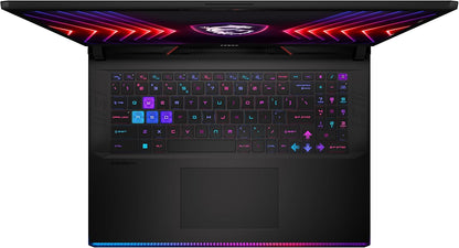 MSI Raider GE78 HX 14VHG-672 (schwarz, Windows 11 Pro 64-Bit, 43.2 cm (17 Zoll), 2 TB SSD)