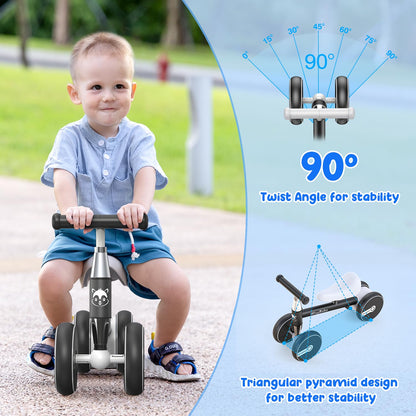 WINGBABE Baby Balance Bike for 1-2 Years Old Boys Girls,Toddler Balance Bike Ride on Toys for 10-24 Months Baby with Adjustable Seat, First bike for 1-2 Year Old Gifts