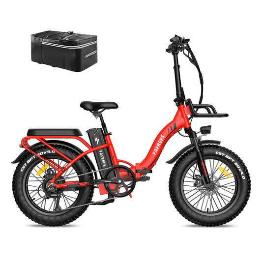 Fafrees Electric Bike 1080 WATTHOURS, Folding Electric Bike 48V 22.5Ah Removable Battery, 100KM Mileage Ebike for Adults, 20 * 4.0 INCHES Electric Mountain Bike, F20 Max
