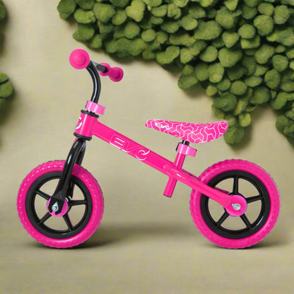 EVO Children's Balance Bike | Adjustable Seat Height | Lightweight Kids' Walking Bike, Toddler Training Bicycle For Boys And Girls 2+