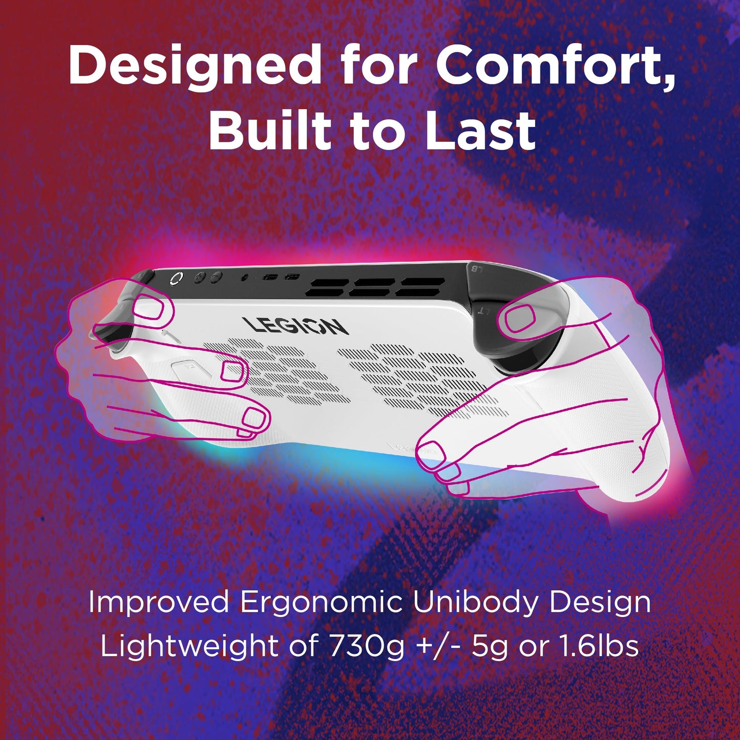 Lenovo Legion Go Handheld Gaming Console | 8.8 inch 2K Display | Detachable Controllers | AMD Ryzen Z1 Extreme | 16GB RAM | 512GB SSD | Windows 11 Home | 3 Months Xbox Games Pass